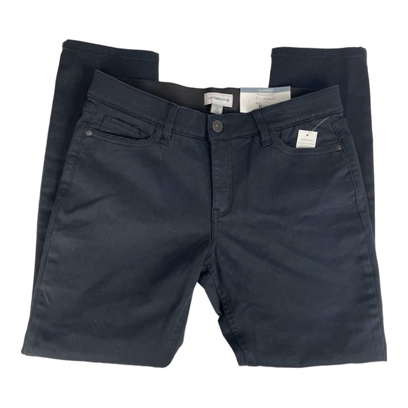 NWT‎ Liz Claiborne Black Classic Skinny Jeans Size 12 Flex Fit - Picture 3 of 14